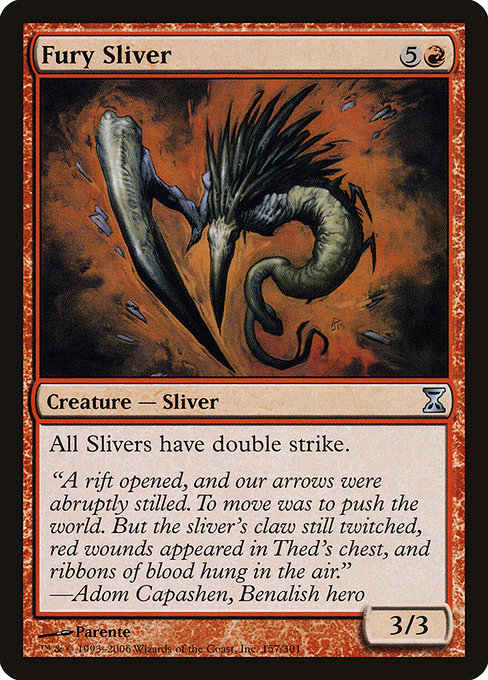 Fury Sliver from Time Spiral