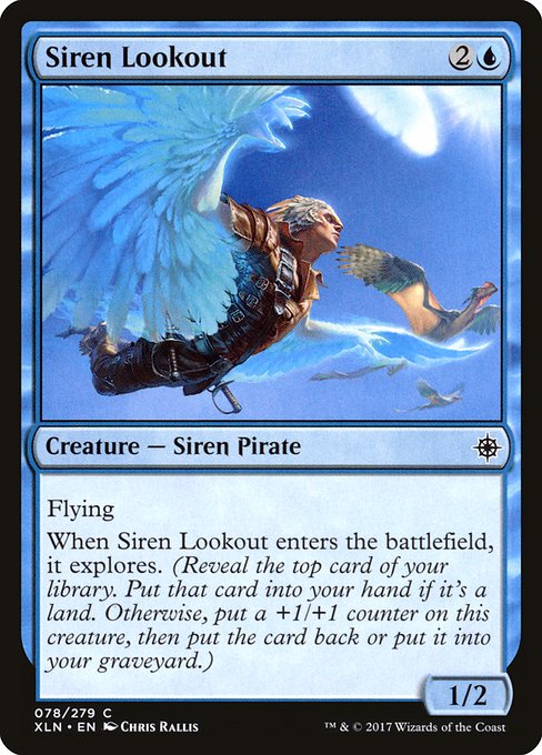 Siren Lookout highlighted card art