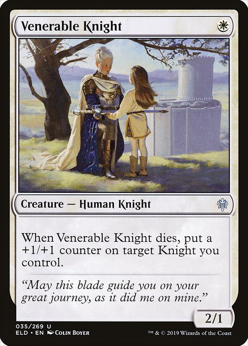 Venerable Knight highlighted card art