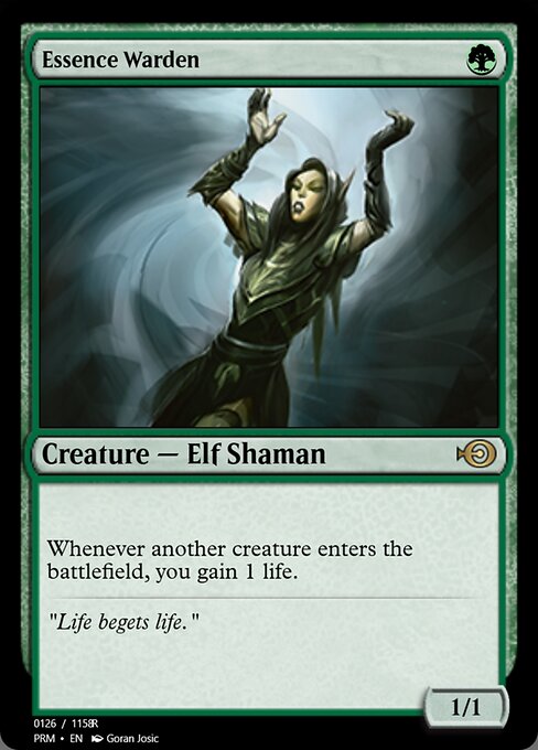 Essence Warden from Magic Online Promos