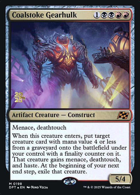 Coalstoke Gearhulk highlighted card art