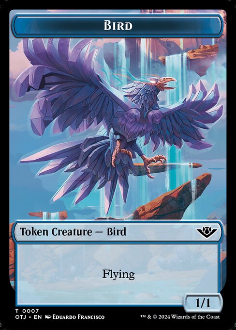 Bird highlighted card art