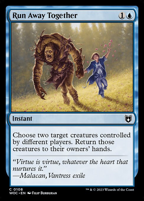 Run Away Together from Wilds of Eldraine Commander