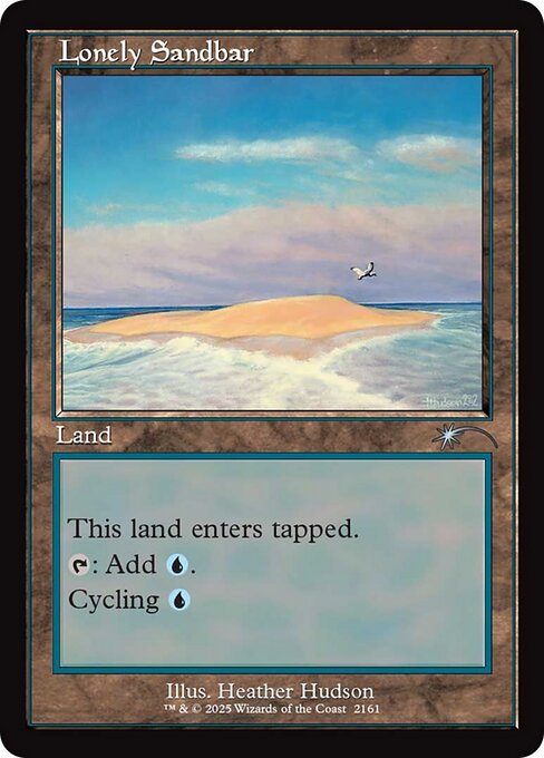 Lonely Sandbar highlighted card art