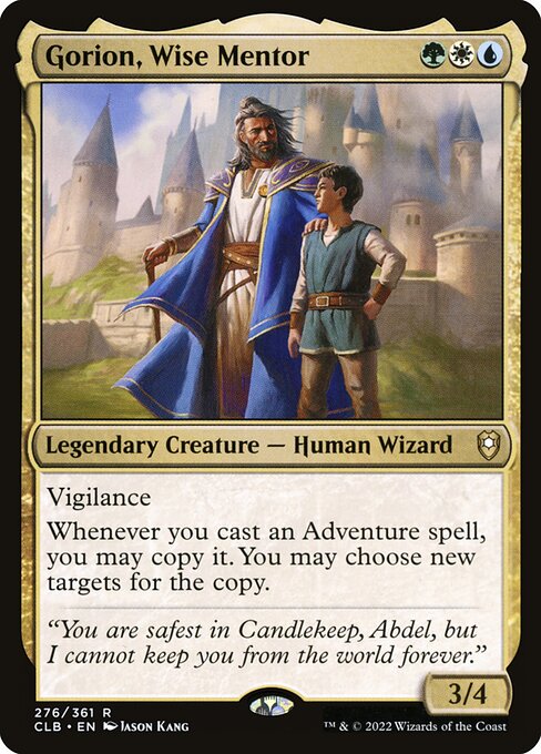 Gorion, Wise Mentor from Commander Legends: Battle for Baldur's Gate