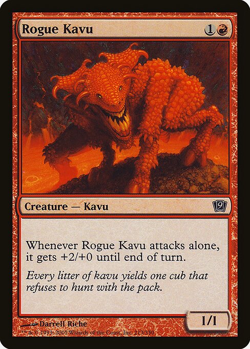 Rogue Kavu highlighted card art