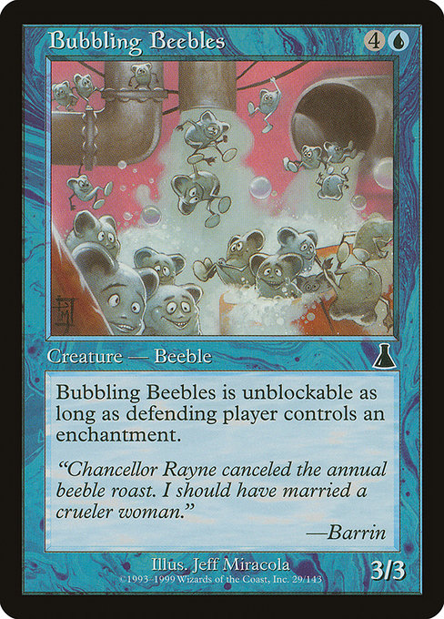 Bubbling Beebles highlighted card art