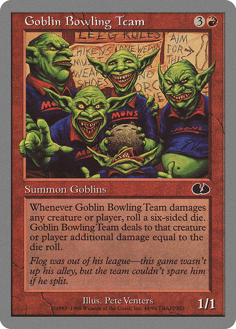 Goblin Bowling Team highlighted card art