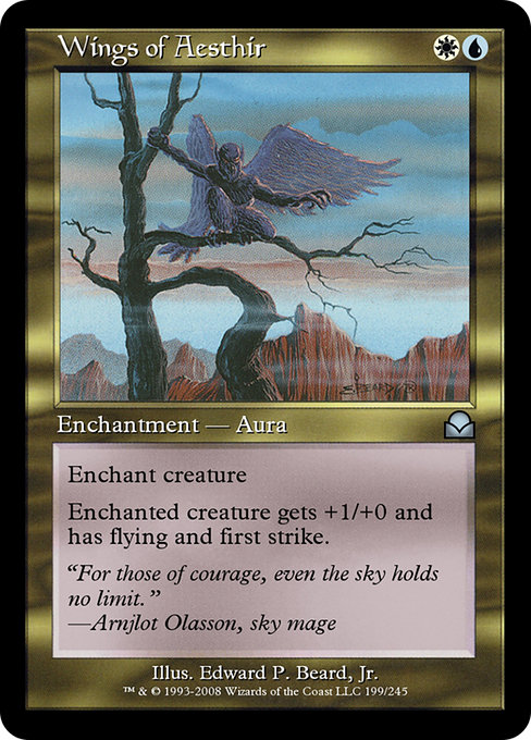 Wings of Aesthir highlighted card art
