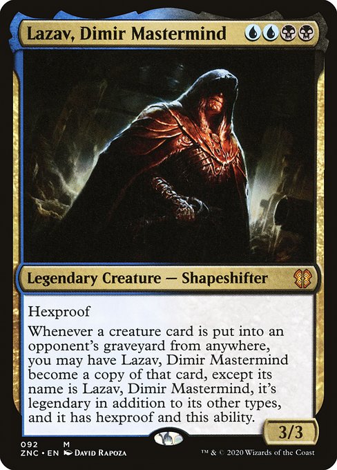 Lazav, Dimir Mastermind highlighted card art
