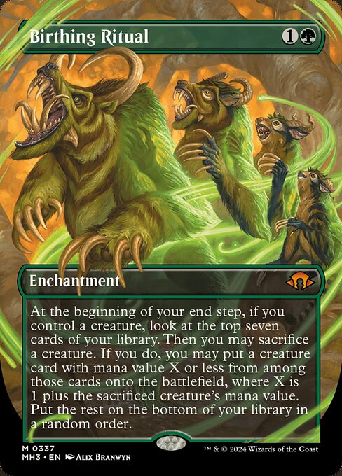 Birthing Ritual highlighted card art