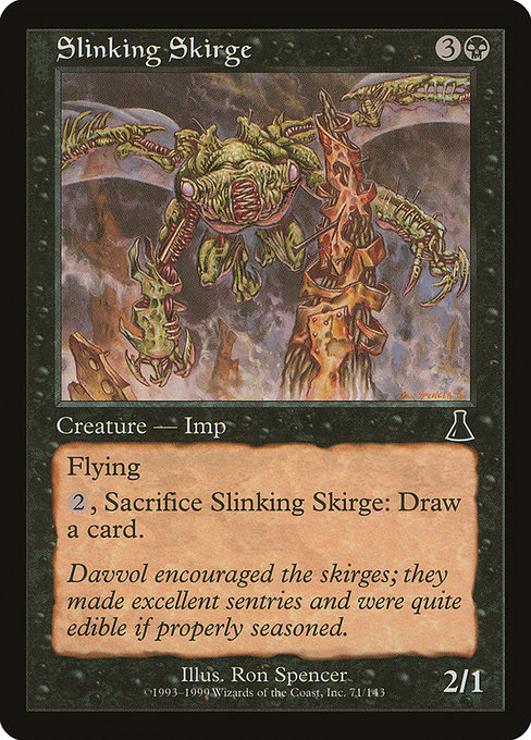 Slinking Skirge highlighted card art