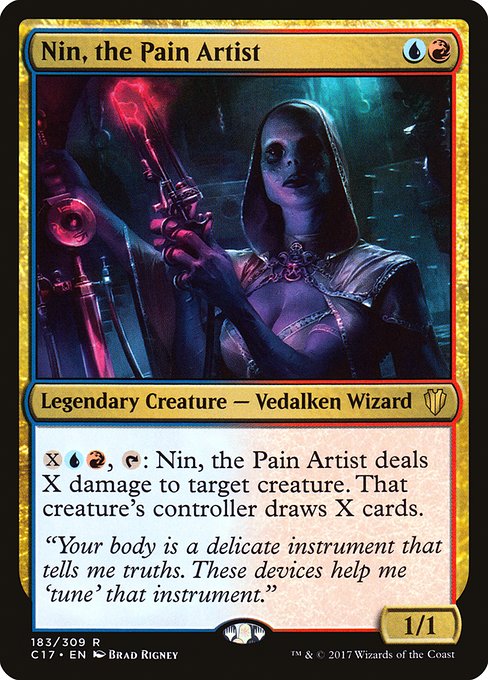 Nin, the Pain Artist from Commander 2017