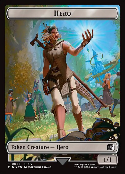 Hero highlighted card art