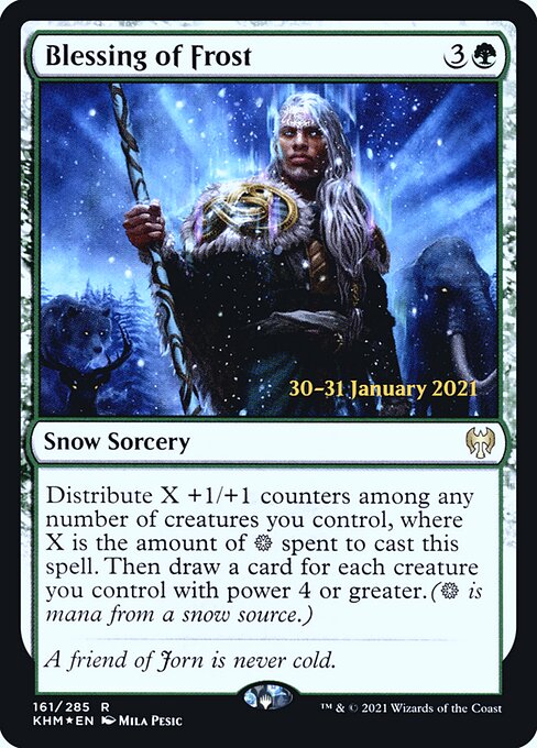 Blessing of Frost from Kaldheim Promos