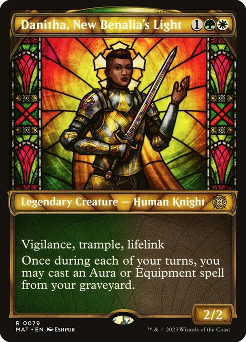 Danitha, New Benalia's Light highlighted card art