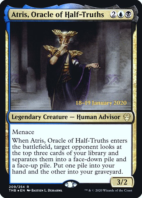 Atris, Oracle of Half-Truths from Theros Beyond Death Promos