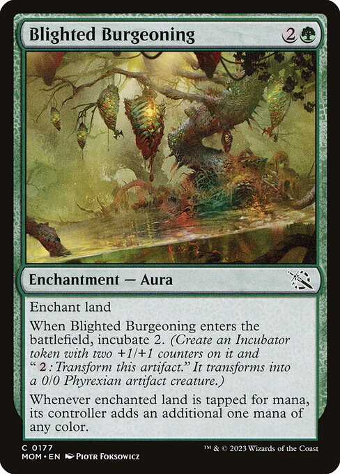 Blighted Burgeoning highlighted card art