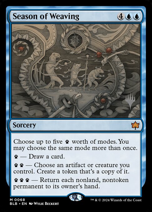 Season of Weaving highlighted card art