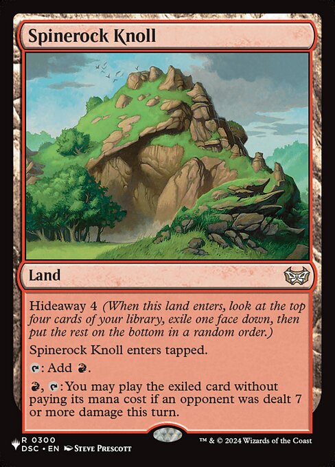 Spinerock Knoll from The List