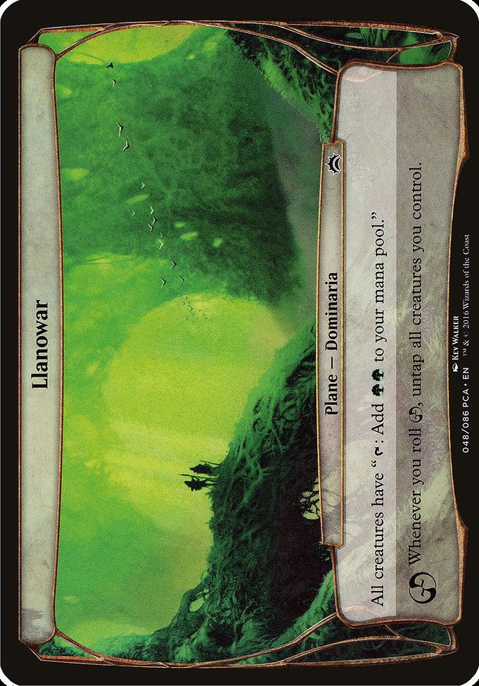 Llanowar highlighted card art