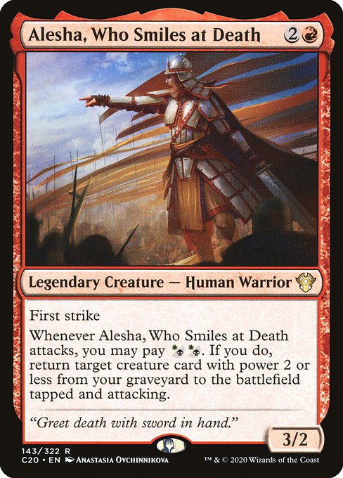 Alesha, Who Smiles at Death from Commander 2020