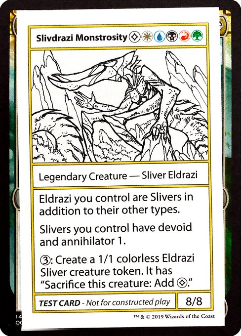 Slivdrazi Monstrosity highlighted card art