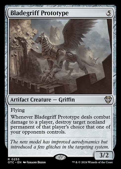 Bladegriff Prototype highlighted card art