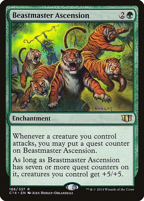 Beastmaster Ascension from Commander 2014