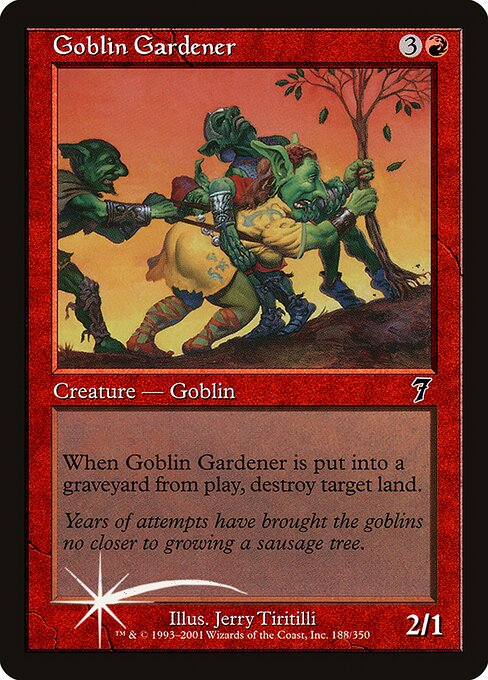 Goblin Gardener from Seventh Edition