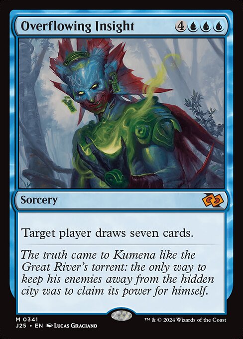 Overflowing Insight highlighted card art