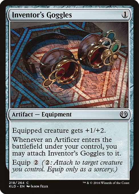 Inventor's Goggles from Kaladesh