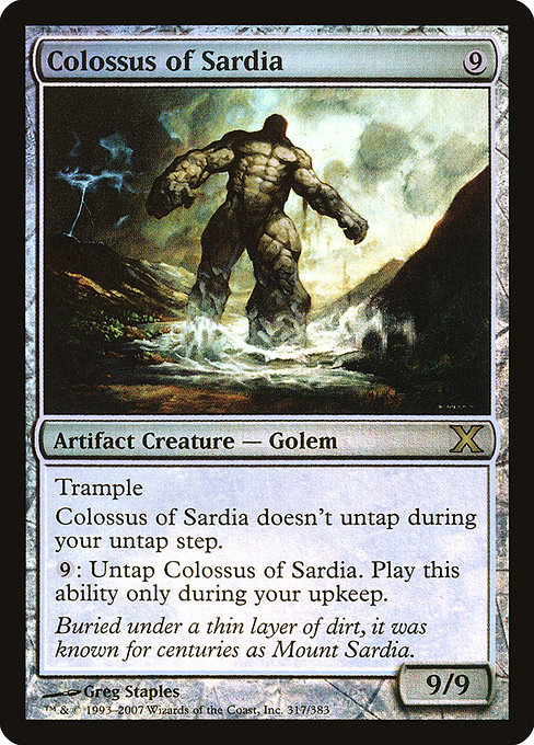 Colossus of Sardia from Tenth Edition