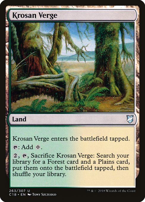 Krosan Verge from Commander 2018