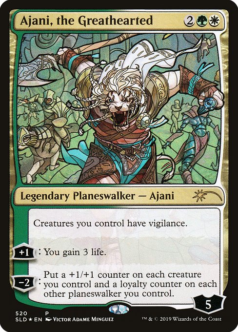 Ajani, the Greathearted from Secret Lair Drop