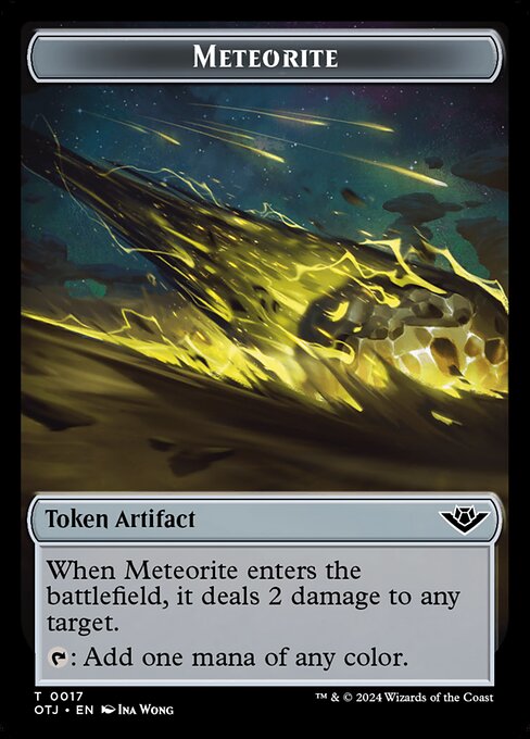 Meteorite highlighted card art