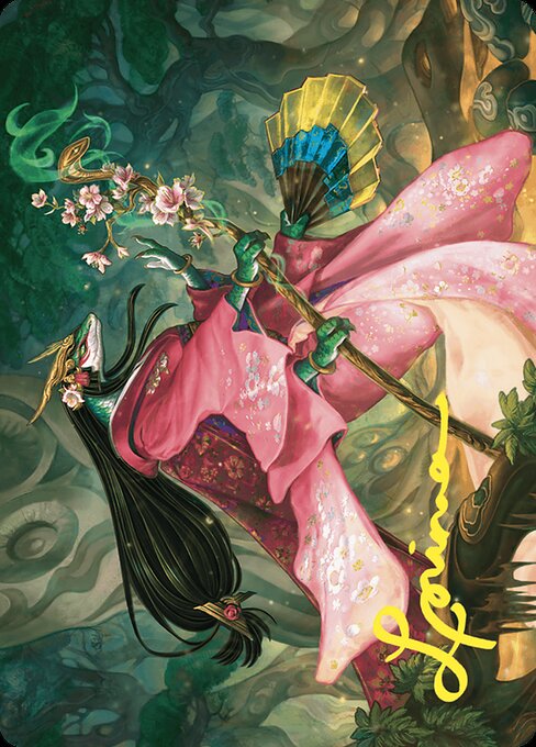 Sakiko, Mother of Summer // Sakiko, Mother of Summer highlighted card art