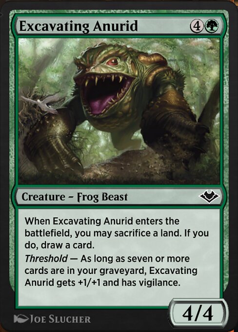Excavating Anurid highlighted card art