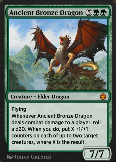 Ancient Bronze Dragon highlighted card art
