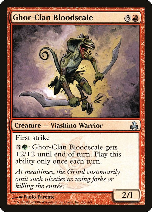 Ghor-Clan Bloodscale highlighted card art
