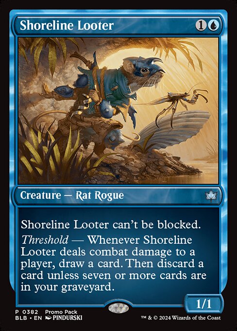 Shoreline Looter highlighted card art