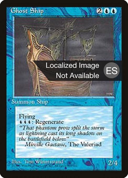 Ghost Ship from Fourth Edition Foreign Black Border