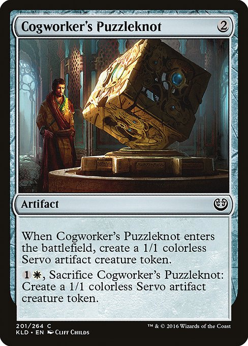 Cogworker's Puzzleknot from Kaladesh