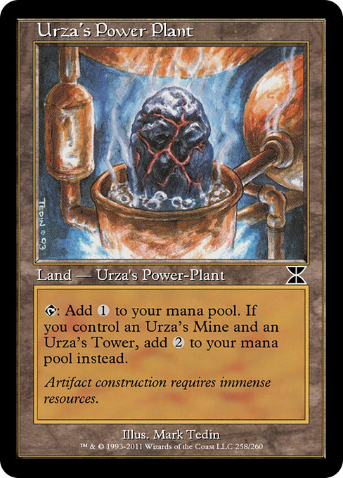 Urza's Power Plant from Masters Edition IV