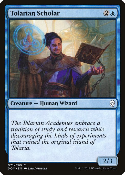 Tolarian Scholar from Dominaria