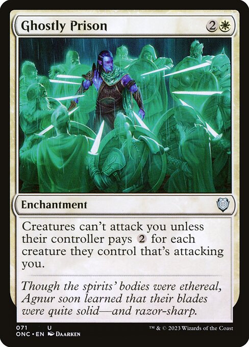 Ghostly Prison from Phyrexia: All Will Be One Commander
