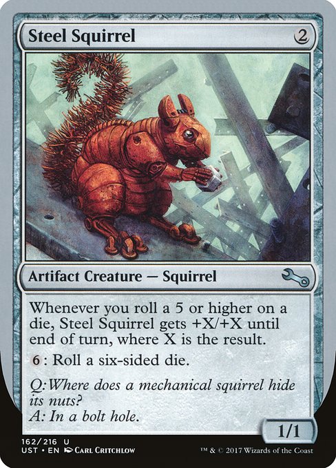 Steel Squirrel highlighted card art