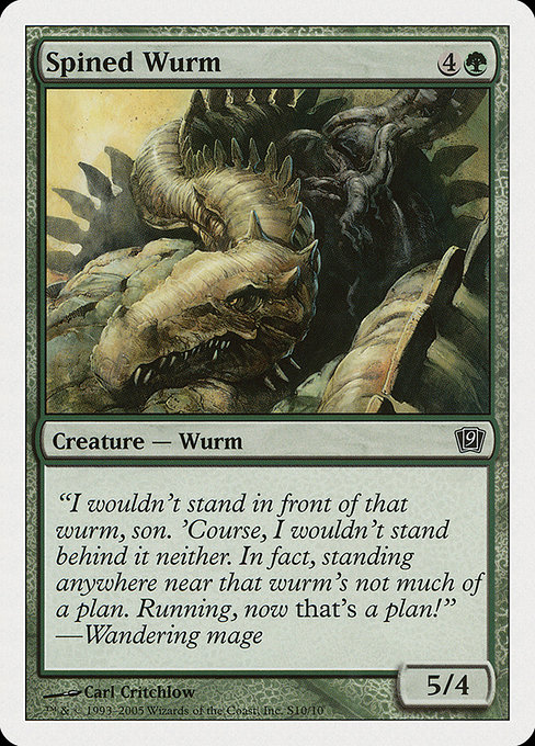Spined Wurm from Ninth Edition