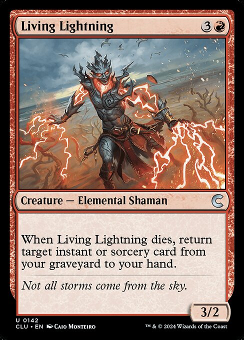 Living Lightning highlighted card art