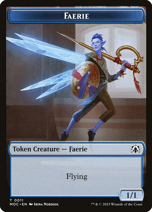 Faerie from March of the Machine Commander Tokens